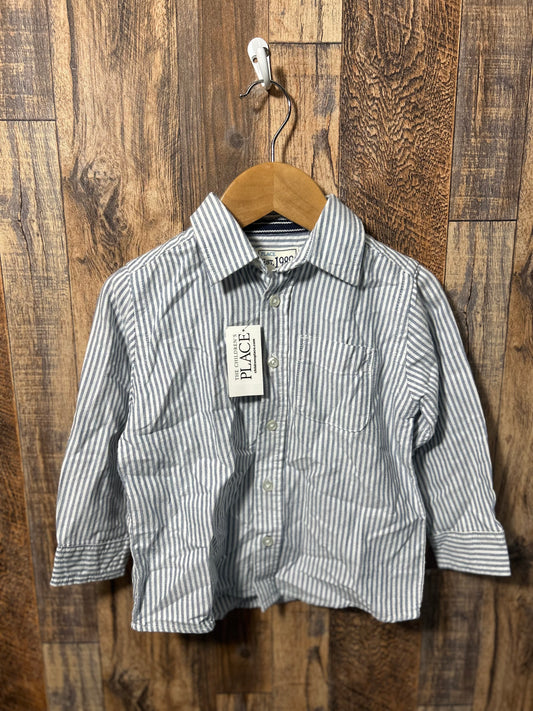 LS button up NWT, size 2t