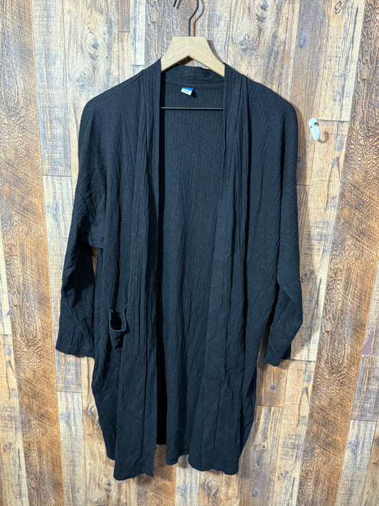 Open front LS, size XL