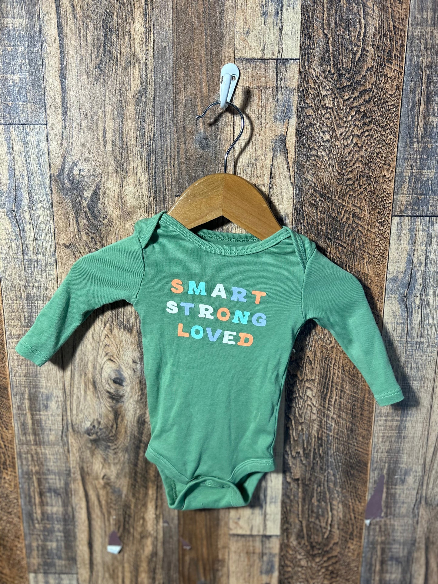 LS onesie, size NB