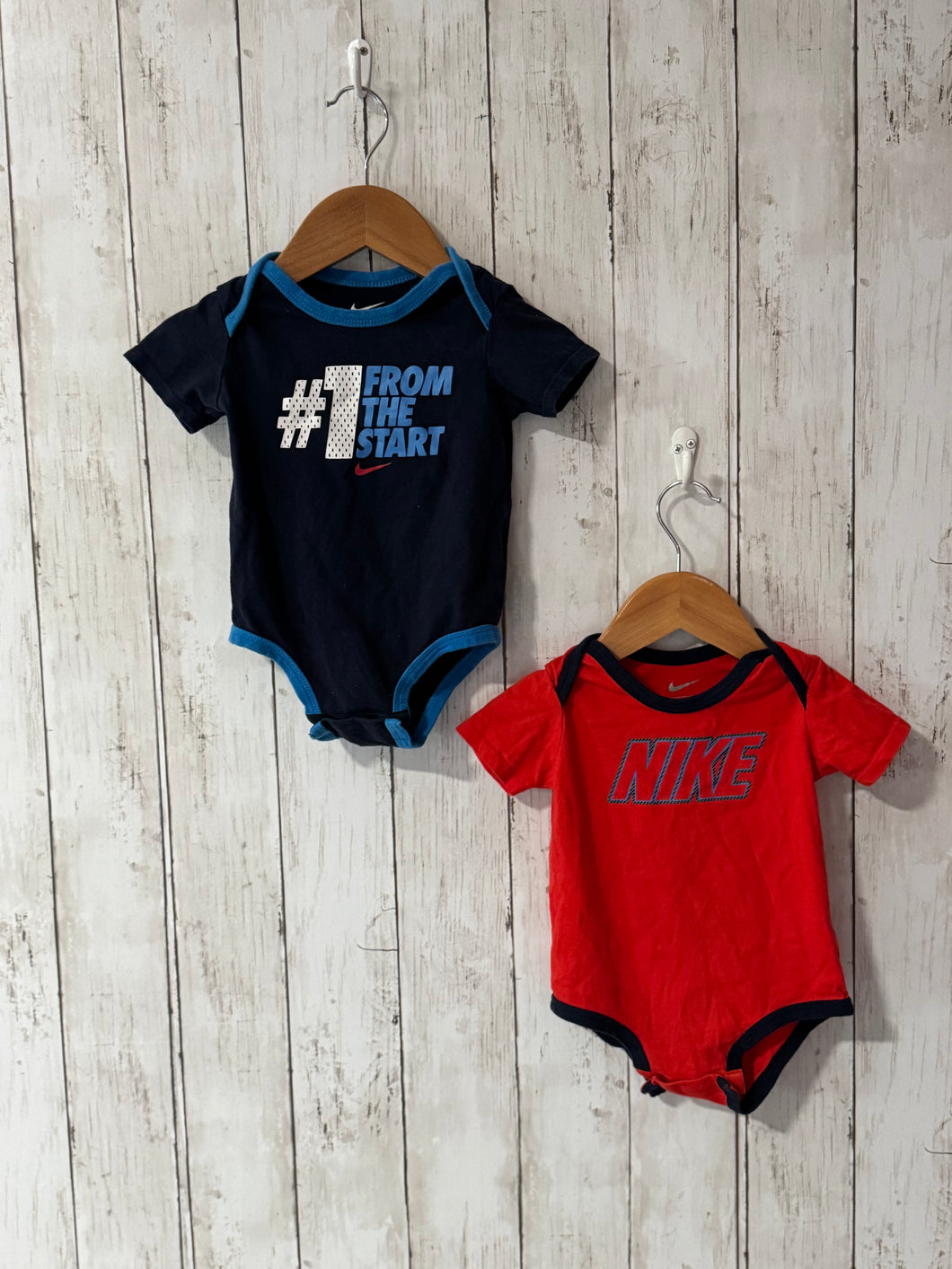 2pc onesie set, size 6-9m