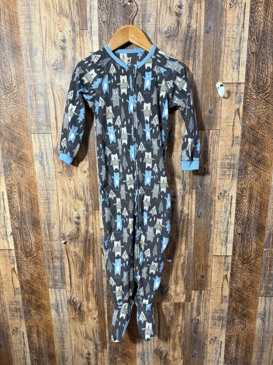 Fleece pajamas, size 3t