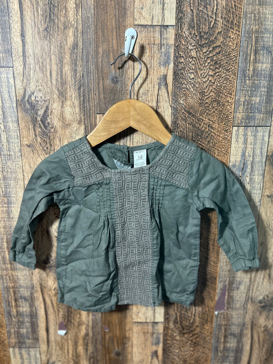 LS shirt, size 12m