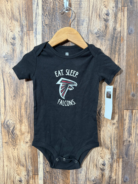 Falcons onesie NWT, size 18m