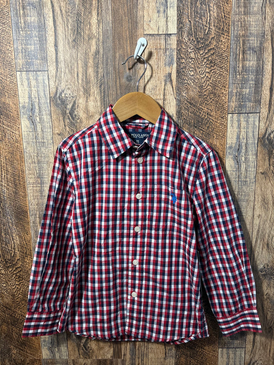 LS button up NWT, size 4-5