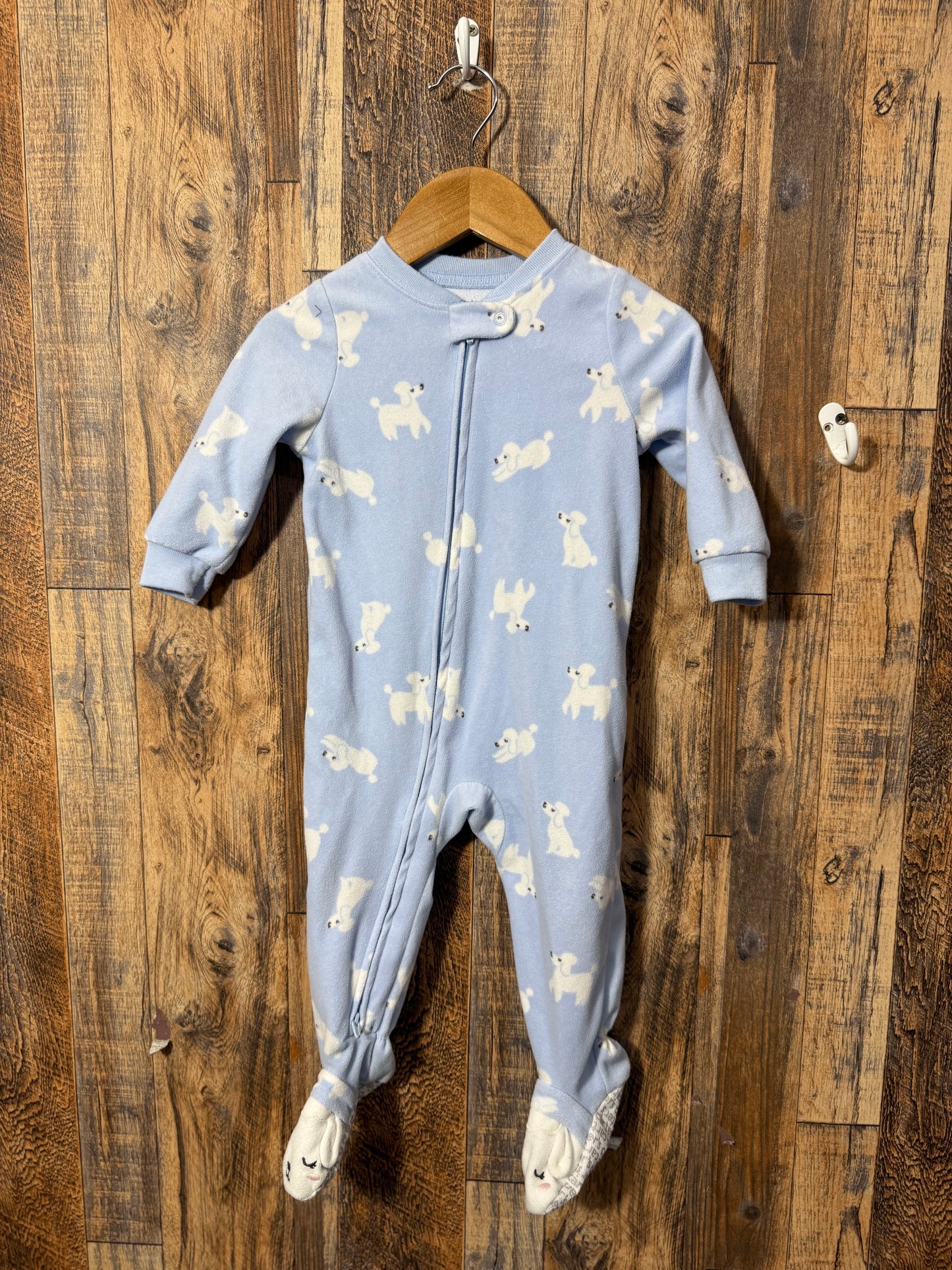Fleece pajamas, size 12m