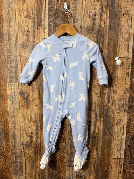 Fleece pajamas, size 12m