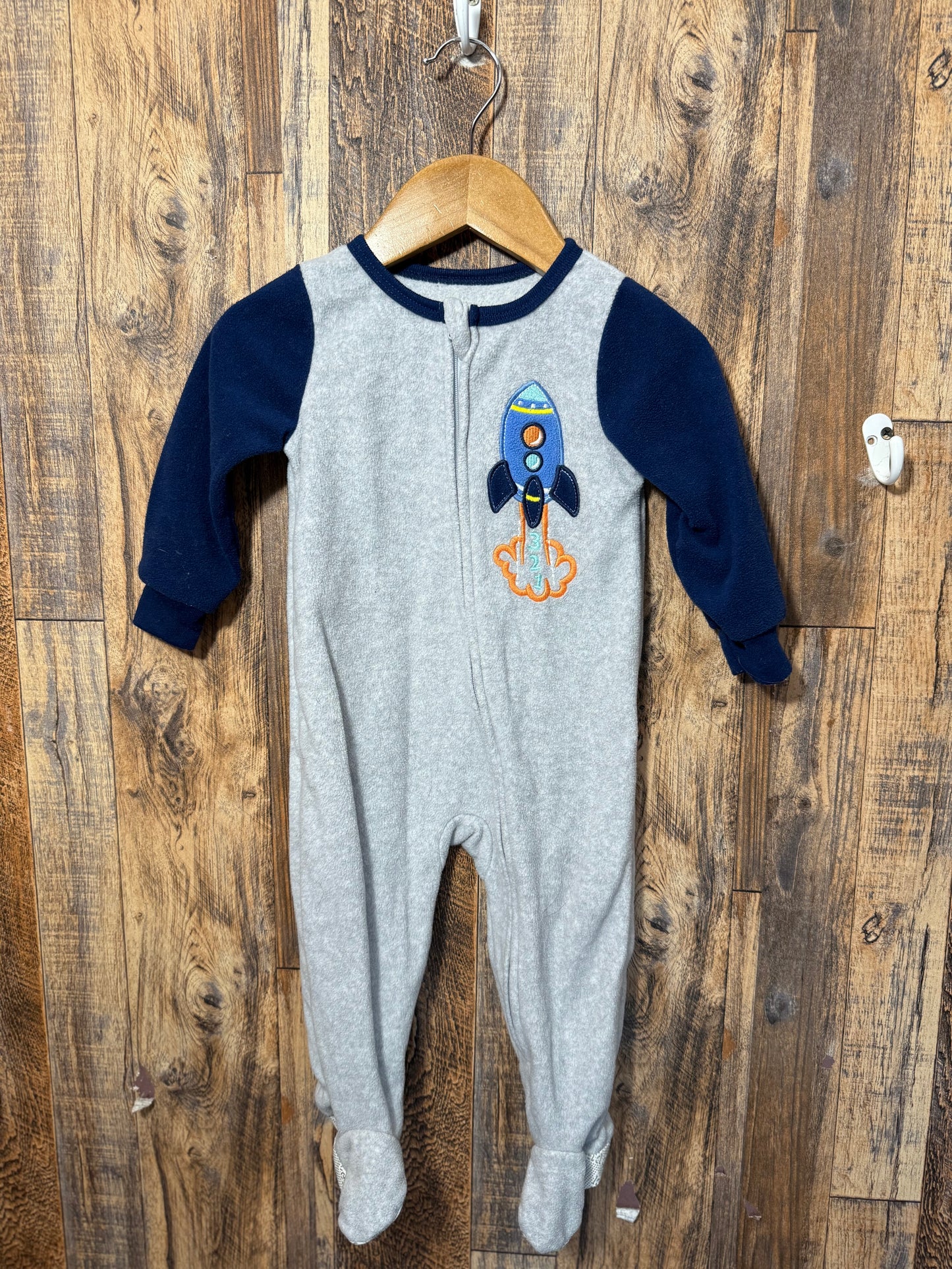 Fleece pajamas, size 12m