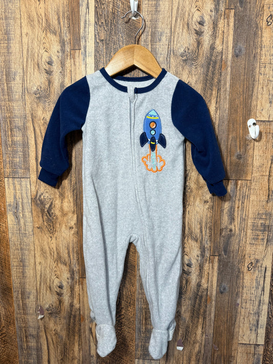 Fleece pajamas, size 12m