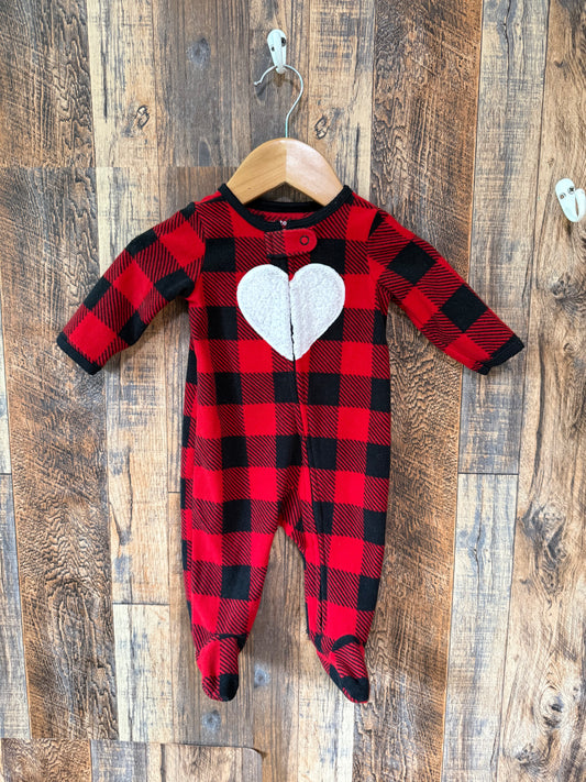 Holiday Fleece sleeper, size 3m