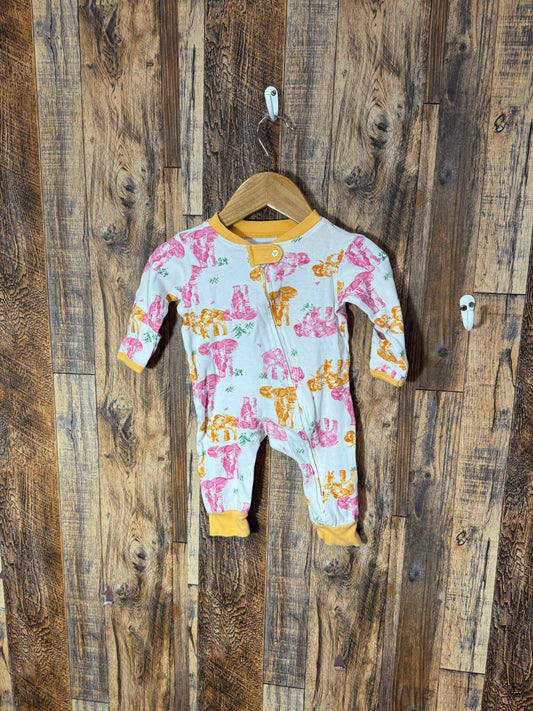 Organic Cotton Romper, size 0-3m