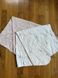 2pc swaddle blanket set