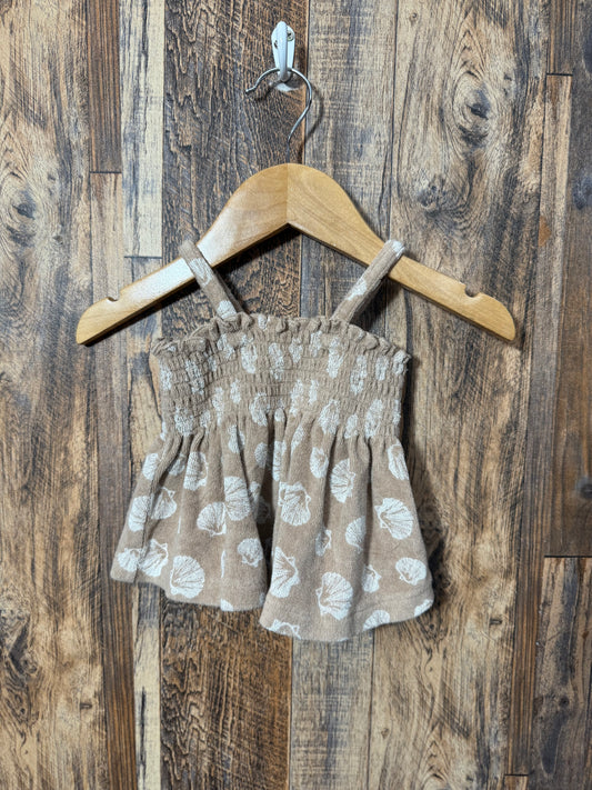 Organic cotton top, size 12m