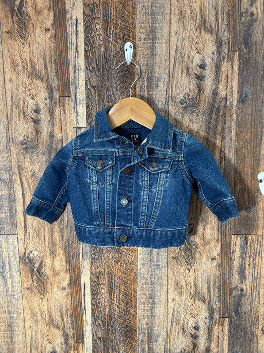 Jean jacket, size 0-3m