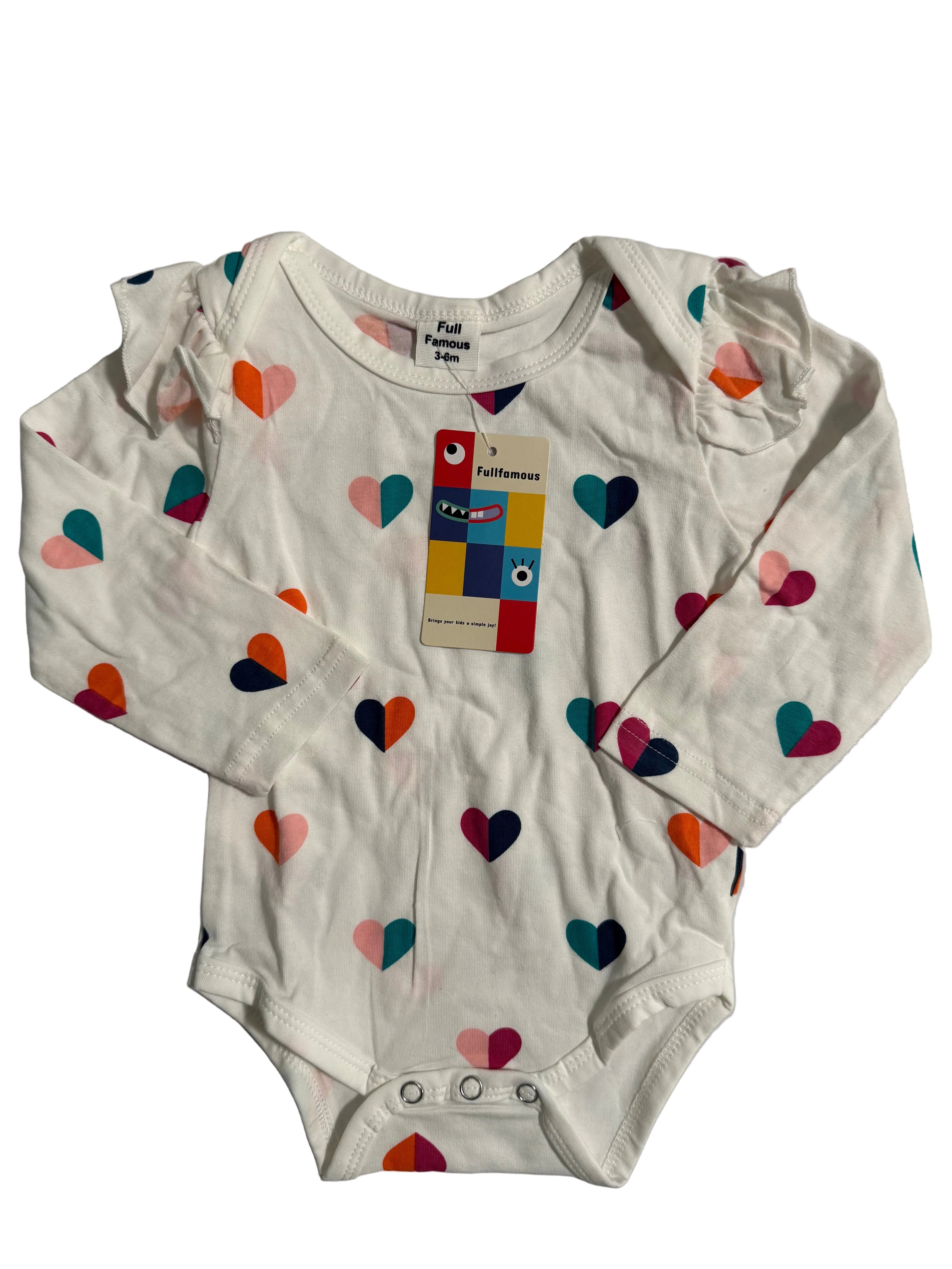 NWT Full Famous, 3-6m