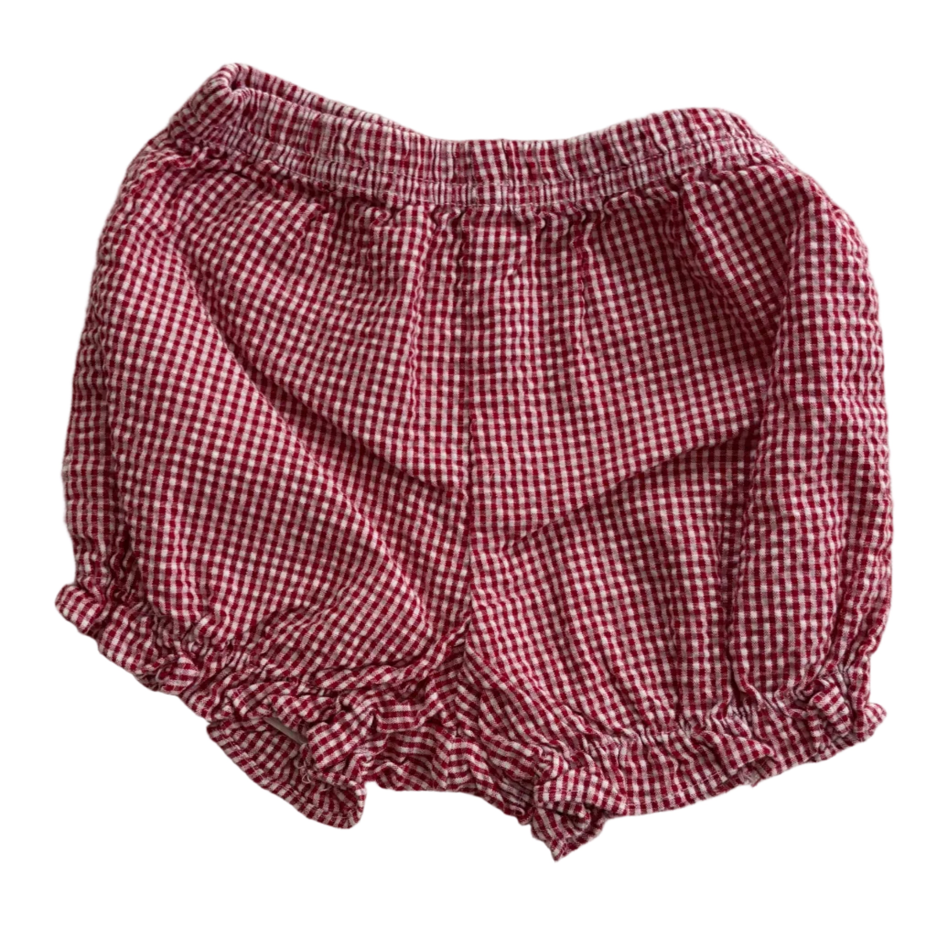 Gingham Shorts, 3-6m