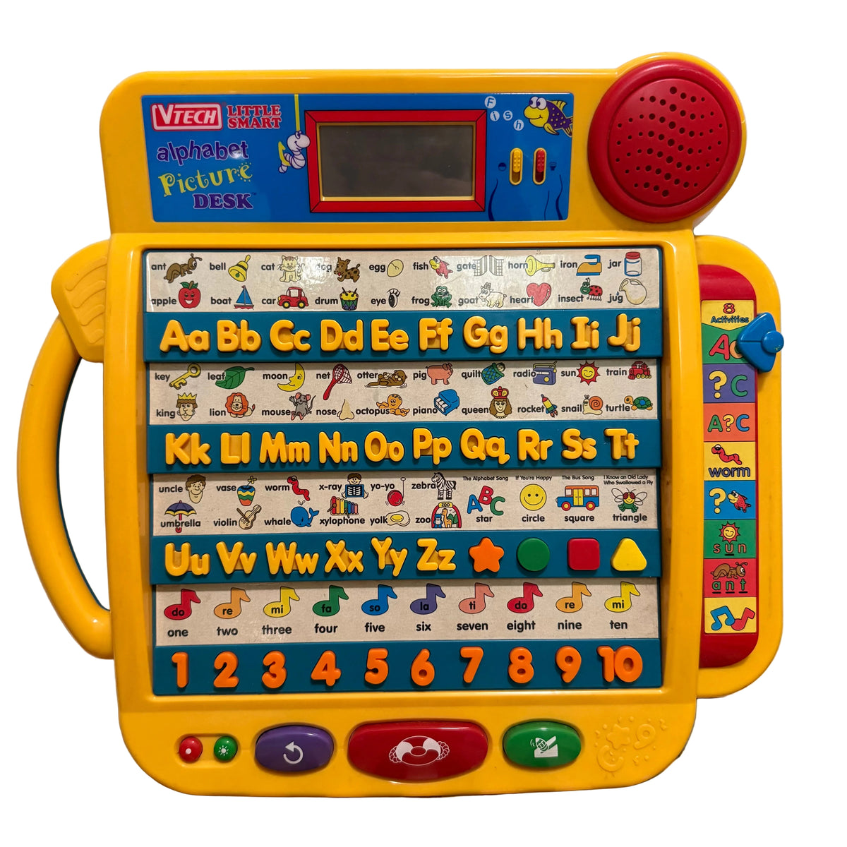 Vintage Vtech Alphabet Picture Desk - WORKS!
