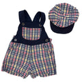 Y2K Overalls & Hat, 6-9m