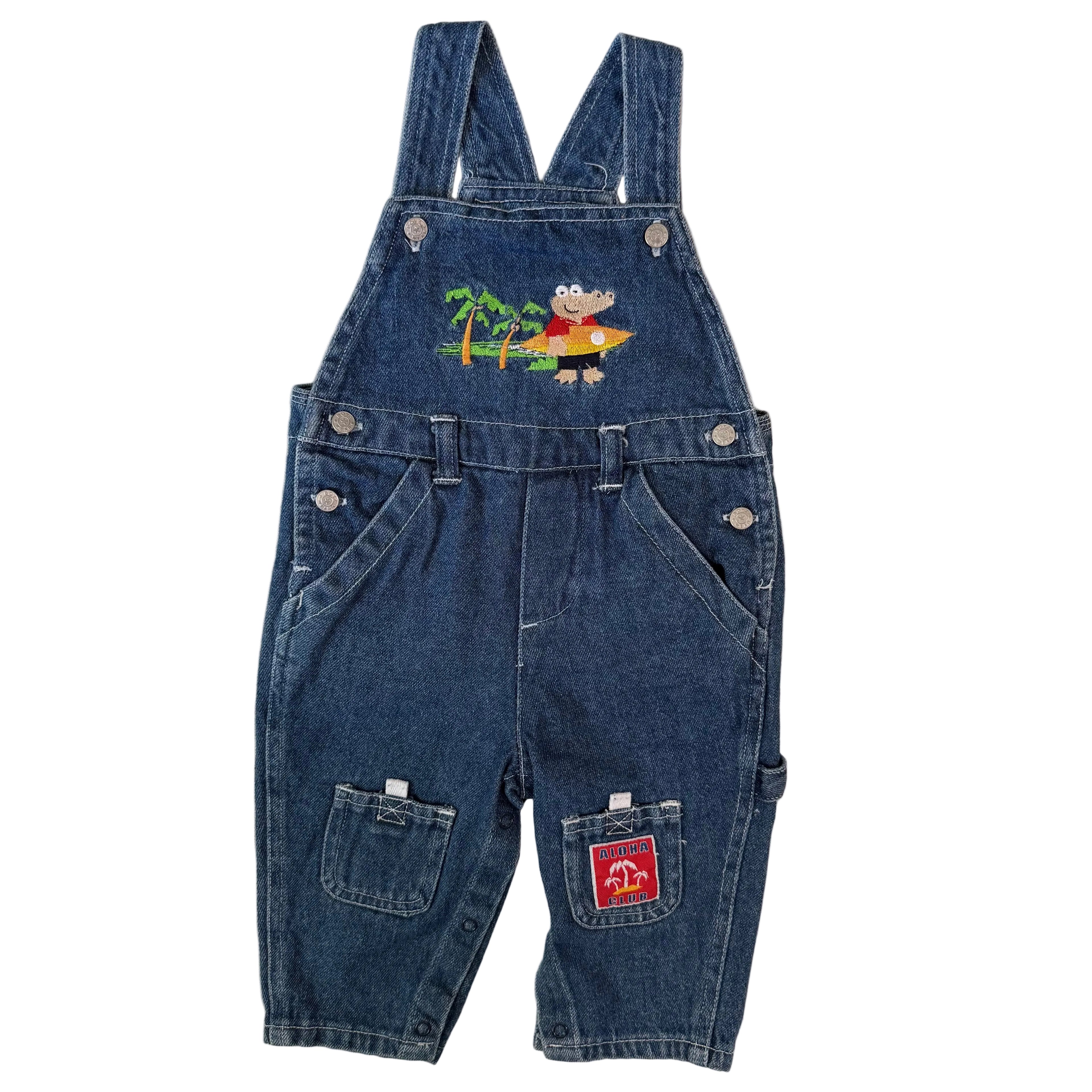 Vintage Overalls, 6-9m