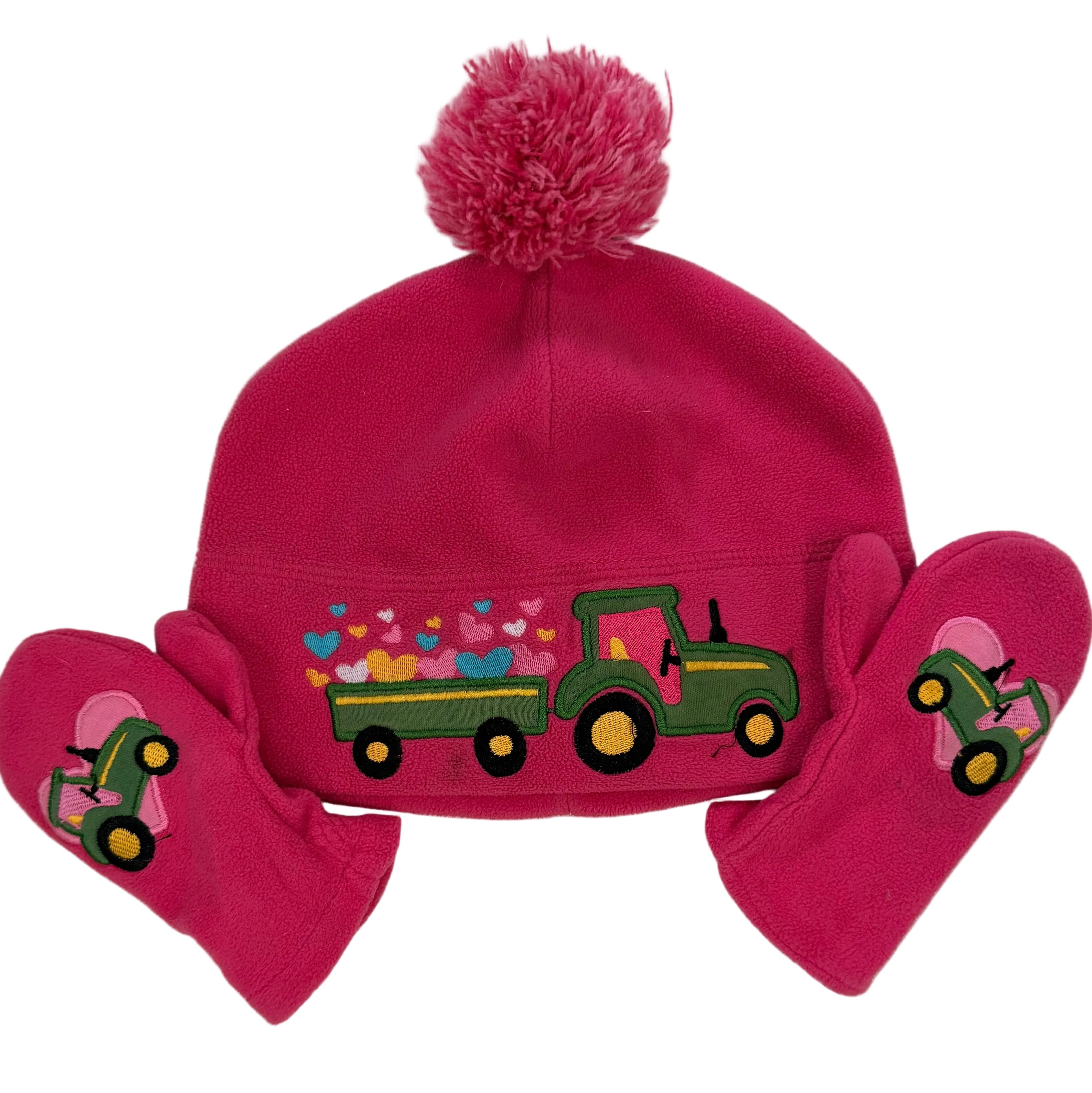 John Deere Hat & Mittens