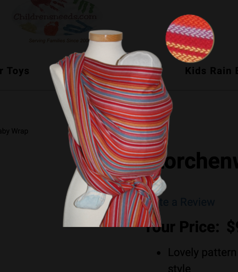 Storchen Wiege Baby Wrap
