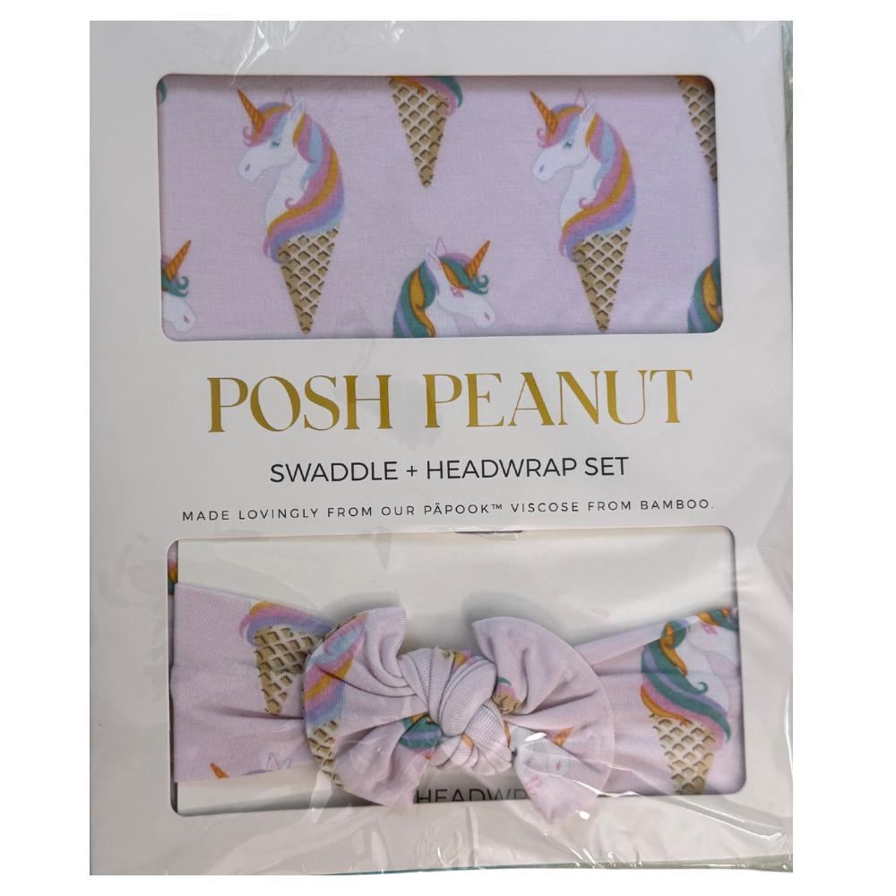 NWT Posh Peanut Swaddle Set